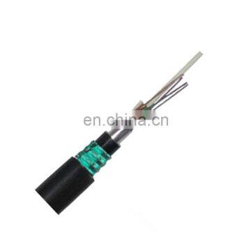 AluminumTape Armoure Loose Tube Fiber Optic Cable  GYTY53 Single Mode 12 24 48 Cores Direct Buried Cable