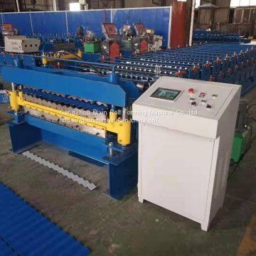 Good Price Iron Corrugating Aluminum Trapezoidal Roll Forming Machine photo-2