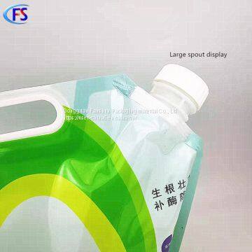 Stand Up Pouch Bag Type and Food Industrial Use Aluminum Foil Vacuum Packing Bags With Spout Manufacturers photo-3