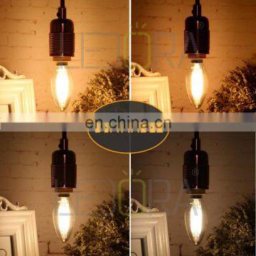 Dimmable 1W 3W 5W 7W E14 E12 Filament C32 LED Candle Bulb photo-4