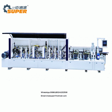 Double glue pots edge banding machine for hot glue mdf wood