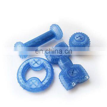 Cute summer heat cooling toy set for pet dog chew for teeth cleaning