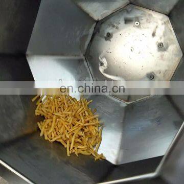 fried food plantain banana chips puff snack mixing and flavoring machine