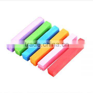 Long last bright colored chalk powder