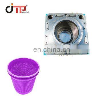 Colorful Plastic Office /Home Waste Modern Design of Big Round Plastic Injection Paper Basket Mould