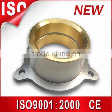 Stainless steel bearing , flanged graphite bushing