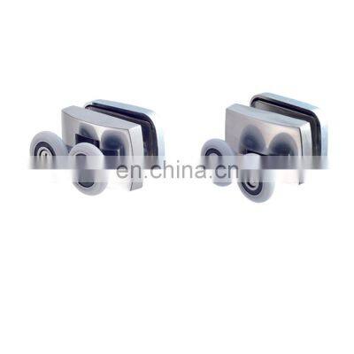 Shower Sliding Gate Double Wheel 304 Stainless Steel Pulley