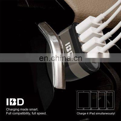 4 Port Car Charger 5V/2.4A Smart Car Phone Charger 4 Port