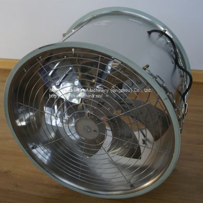 Greenhouse ceiling hanging air circulattion fan stainless steel  axial flow fan ac free spare parts food