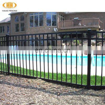Online Shopping Flat Top Cast Iron Ornamental Swimming Pool Fence for Home photo-3