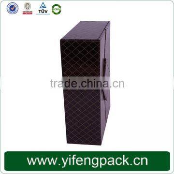 Wholesale Black PU Leather Wine Bottle Gift Box photo-3