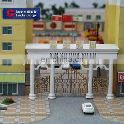 Professional resort architectural model making light residential miniature building scale model 1 144