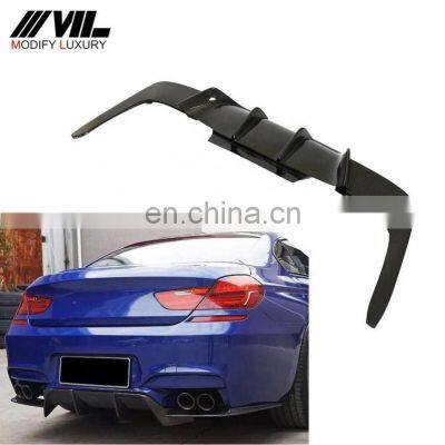 6Series V Style Carbon Fiber Rear Diffuser Spoiler for BMW F06 F12 F13 M6 2013-2018