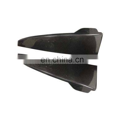 Carbon Fiber W205 C63 Rear Bumper Lip Splitters Aprons Flaps for Mercedes Benz C Class W205 C63 Sedan 2015-2019 photo-5