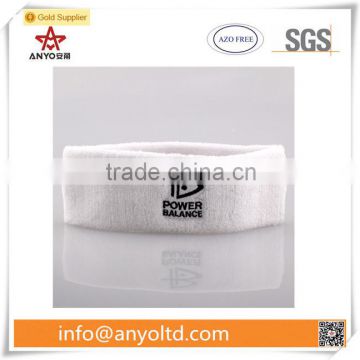 Promotional terry cloth elastic headband