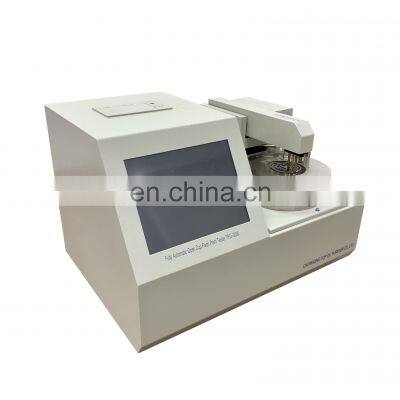 Diesel flash point analyzer with closed cup astm d93 method