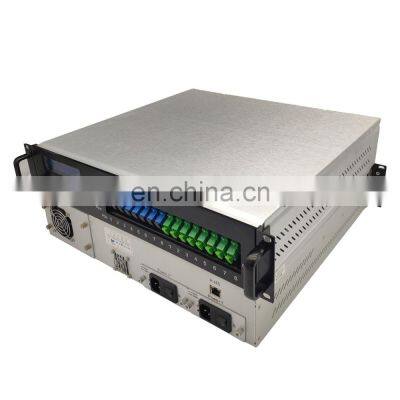 1550Nm edfa Cable tv Fiber equipment catv 1550 Wdm 8 PORT 22 DBM Edfa Optical Amplifier