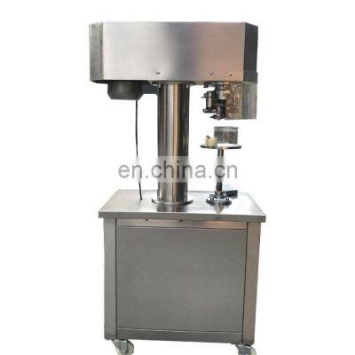Factory Semi-auto Small Can Sealing Machine Aluminum Tomato Canning Machine Milk Powder Tin Can Bear Canning Machine Sealer photo-3