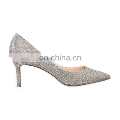 Beautiful elegant Women pointed toe med heels sexy ladies pumps thin shoes sandals