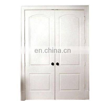 Hot sale wood panel door design double leaf wooden door wardrobe door