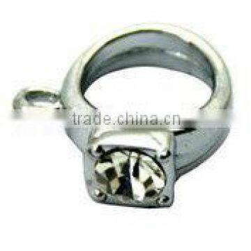 DIY rhinestone ring pendant (0163)