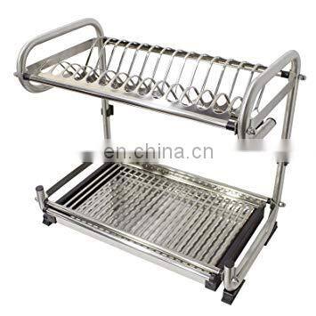 metal shiny plate rack