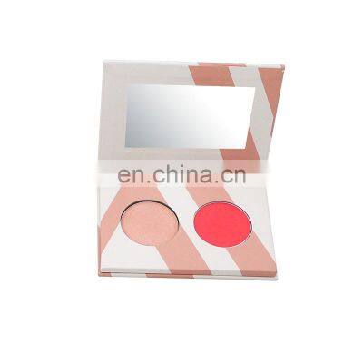 Hot Sale in Stock 2 Hole Empty Pan Makeup Paper Packaging 36mm Round Eyeshadow Palette photo-4