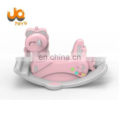 High quality baby plastic kids  rocking horse ride on animals toy