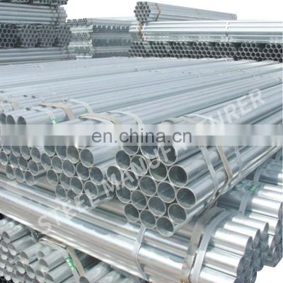 z275 thin wall galvanized round steel 6 inch pipes cold rolled q235