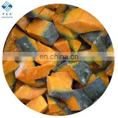 Hot sale China IQF Frozen  vegetables Pumpkin Cube