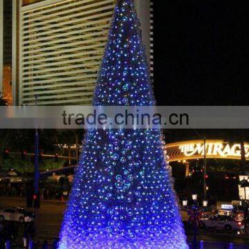 New design giant 20 meters christmas tree with transparent ball