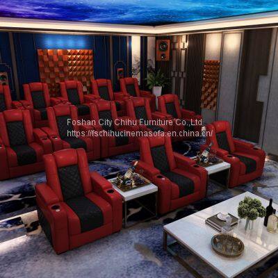 Latest Design Wholesale Price Modern Design Hot Selling Leisure Adjustable Electric Recliner Chair Movie Home Theater Sofa photo-4
