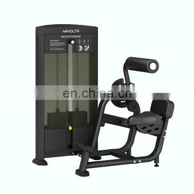 Supply fitness equipment sport machine exercise machine gym equipment pin secelect weight stack Back extension