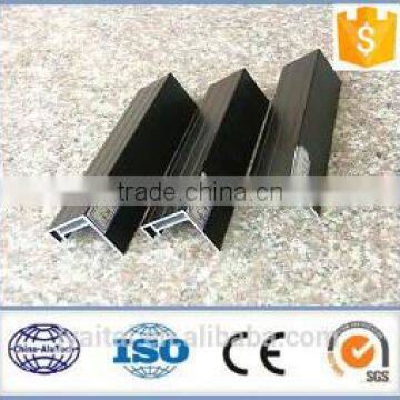 black anodized for aluminium solar frame profile