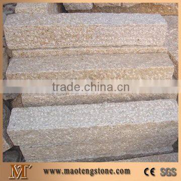 G682 Golden Yellow Granite Stone Pineapple Paving