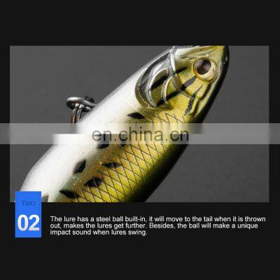 JOHNCOO 55mm 4.4g Minnow Hard Lures Sea Bass 2020 Slow Sinking Wobblers Fishing Lure Bait Artificial Bait