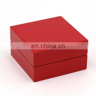 Made in China Red Lacquered Promotion Ashtray Wholesale Custom Made Wooden Cigar Ashtray photo-4
