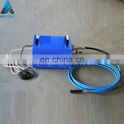 Small heat exchanger chiller condenser boiler tube cleaner