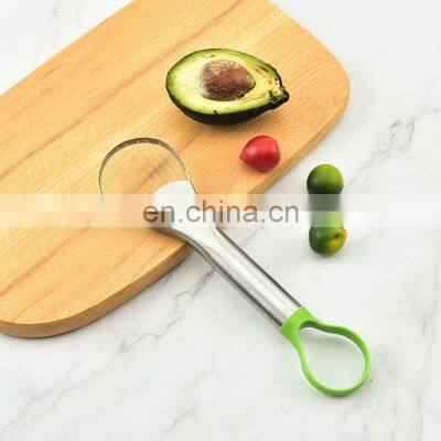 2022 Best Design Supply New Fruit Corer Kitchen Saver Stainless Steel Avocado Slicer photo-2