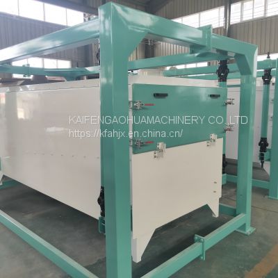 Intelligent grading high square sieve for puffing material