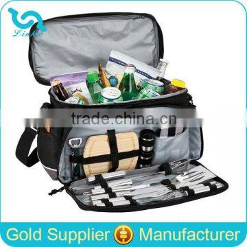 Deluxe Polyester Picnic Cooler Bags Family BBQ Picnic Cooler Bags