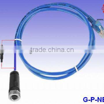 UL 2835 24AWG 4 Pair RJ 45 Male To Anchor Bolts M12 Male for Sense.