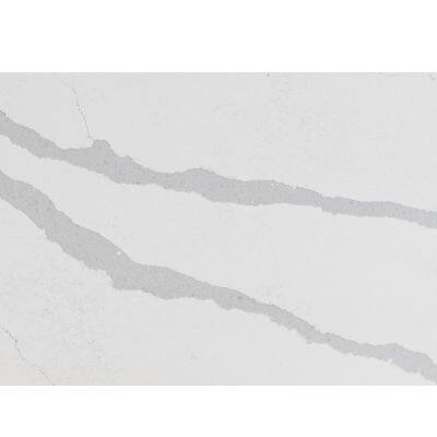 Code：9007，Calacatta Artificial Stone Quartz Slab Kitchen Countertops photo-2