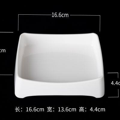 Chinese Round Bowl, Square Plate, Spoon Cutlery Set, PLA Biodegradable Durable Glossy Tableware photo-2
