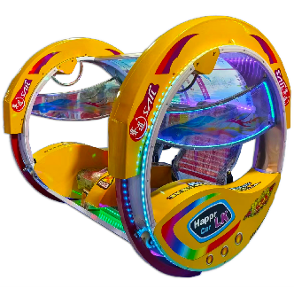 360 Degree Rotation Amusement Playground Parts Happy Rolling Car