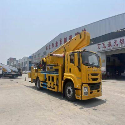 Isuzu 30-35 Meter High-altitude Work Vehicle Exported to Russian Manufacturers for Direct Sales, Customized According to Requirements photo-4