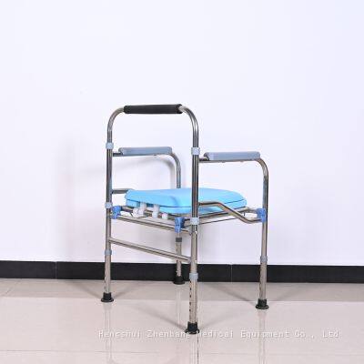 Zhenbang Elderly Toilet Seat, Pregnant Woman's Seat, Elderly Stool, Household Mobile Toilet Seat, Sturdy Seat, Toilet Chair photo-2