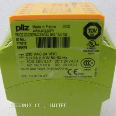 1pc Nouveau relais de sécurité PILZ 774318 PNOZ X6 24VAC 24VDC 3n/o Garantie d'un an