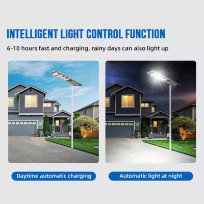 High Quality Aluminum Outdoor Waterproof Ip65 400w 500w 600w 700w All in One Intergrated Project Solar Led Street Light photo-5
