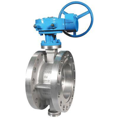 Три эксцентриковые металлические жесткие уплотнительные нержавеющие стальные шаровые клапаны D343W-25RL